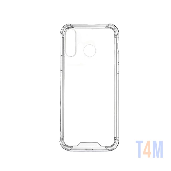 Capa de Silicone com Cantos Dura para Huawei P30 Lite Transparente